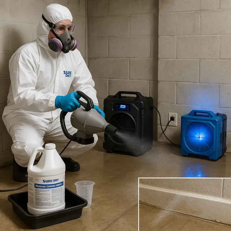 Sanitization and Odor Removal process in Anza, CA