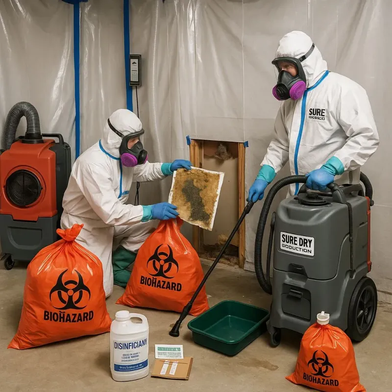 Contaminated Water Handling Protocols process in Anza, CA